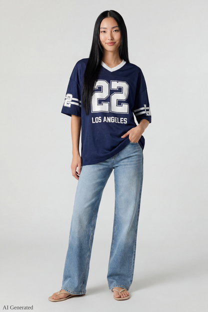 Graphic Mesh Jersey