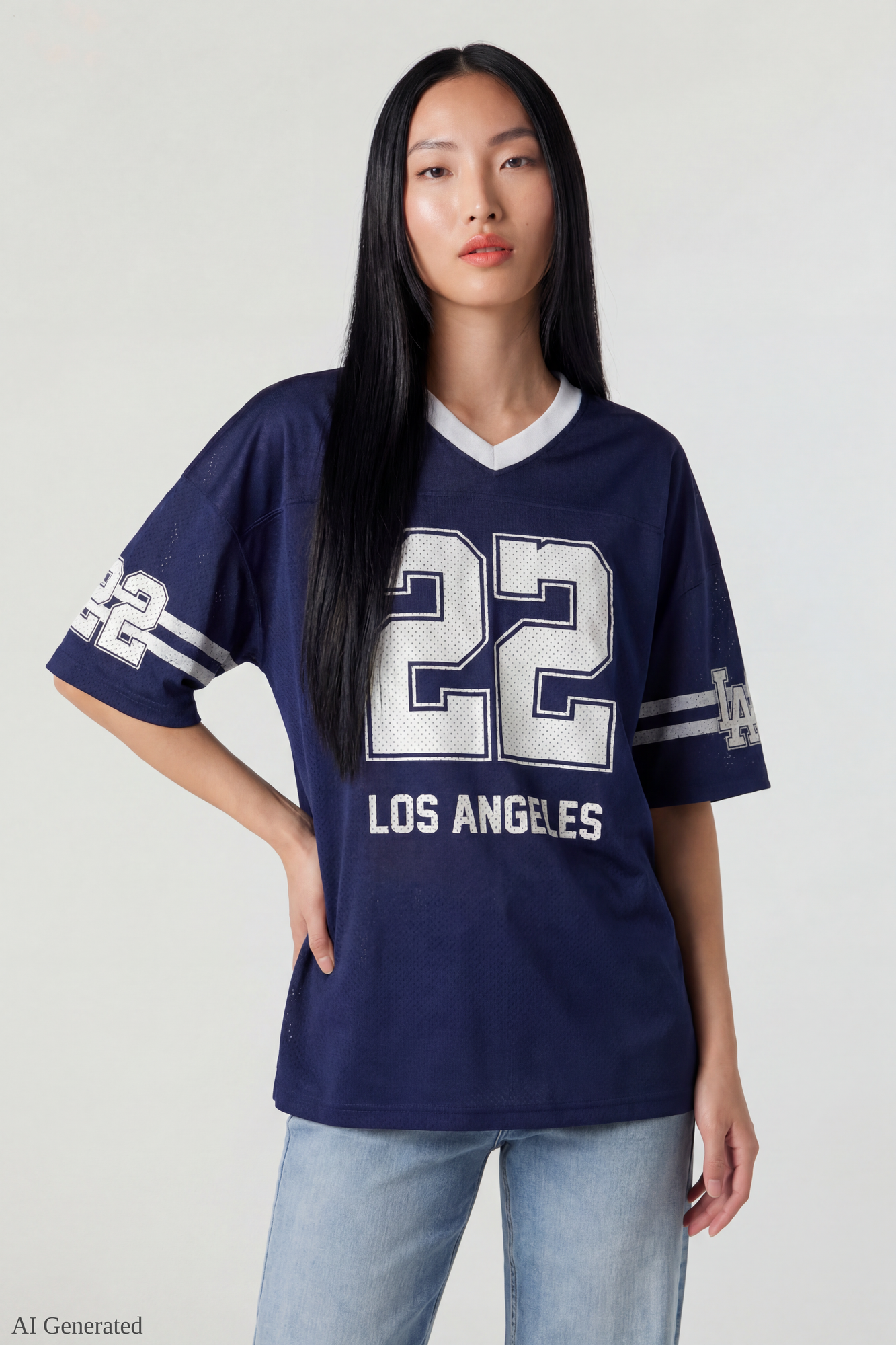 Graphic Mesh Jersey
