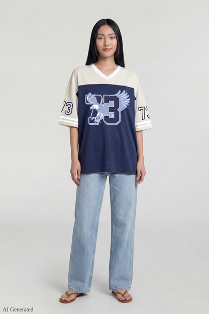 Graphic Mesh Jersey