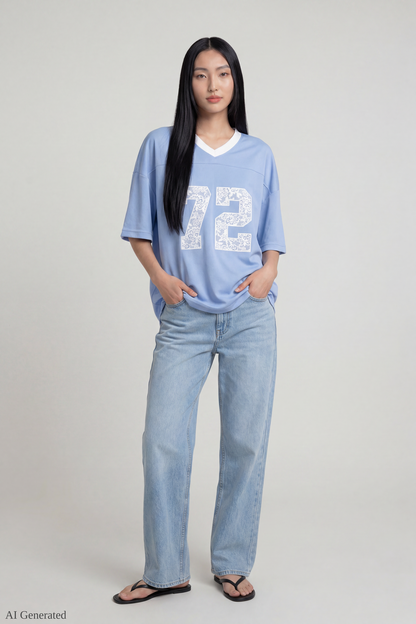 Graphic Mesh Jersey