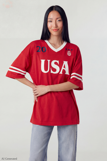 Graphic Mesh Jersey