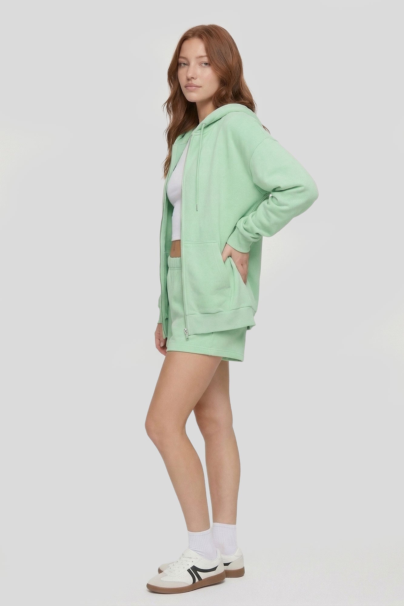 Fleece Zip-Up Hoodie