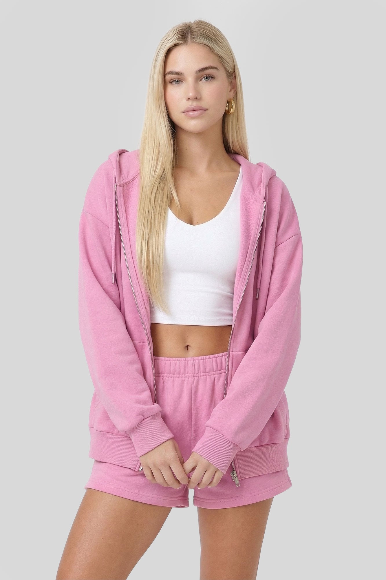 Fleece Zip-Up Hoodie