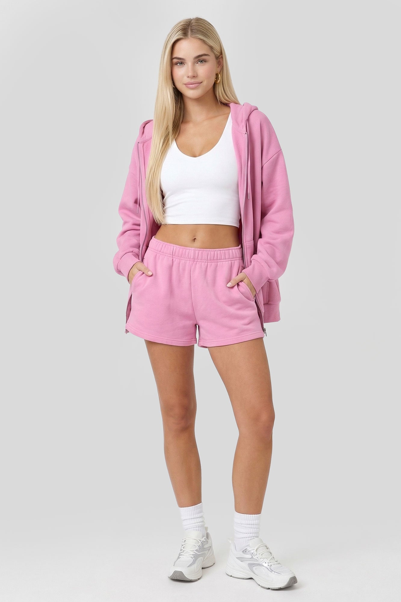 Fleece Zip-Up Hoodie