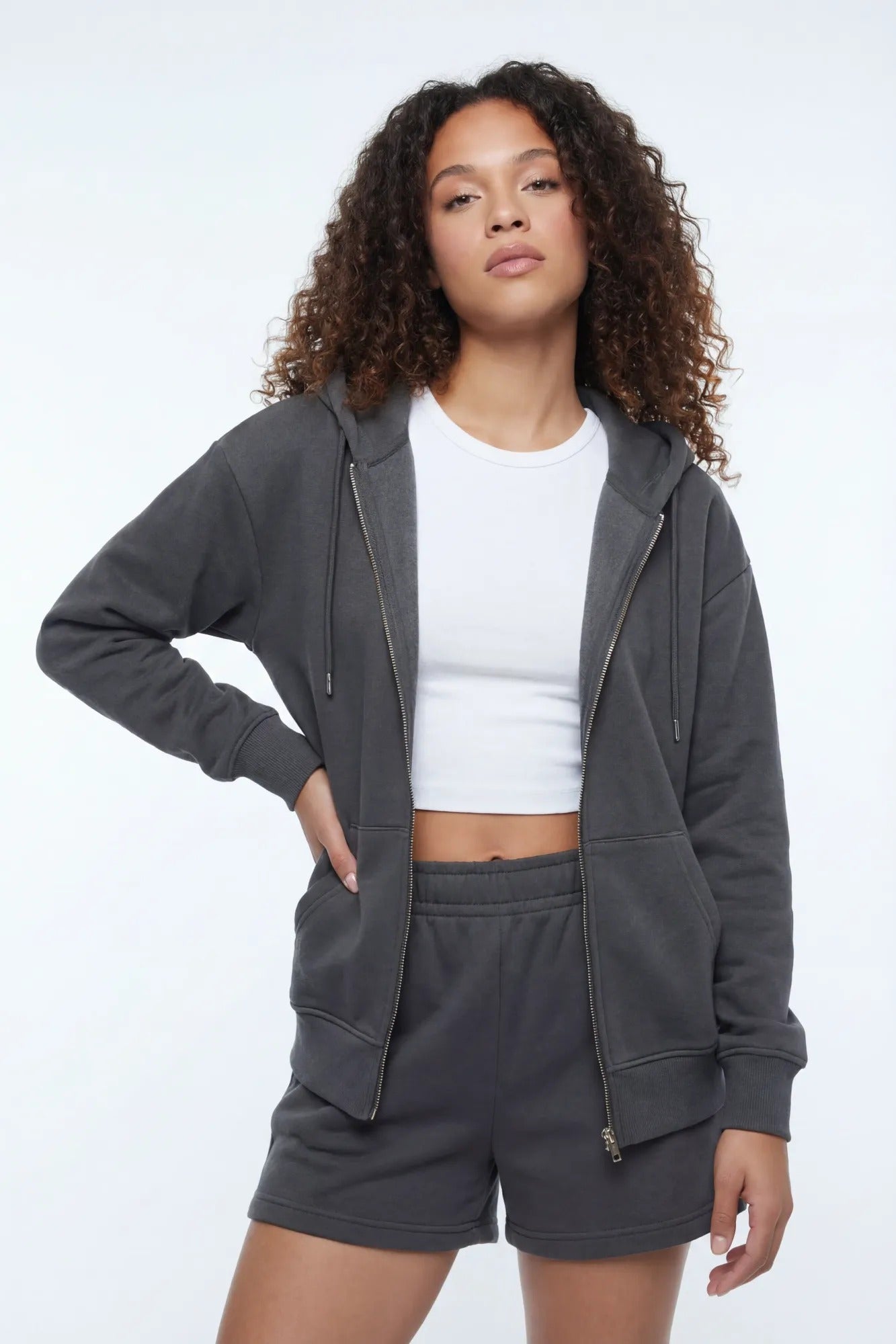 Fleece Zip-Up Hoodie