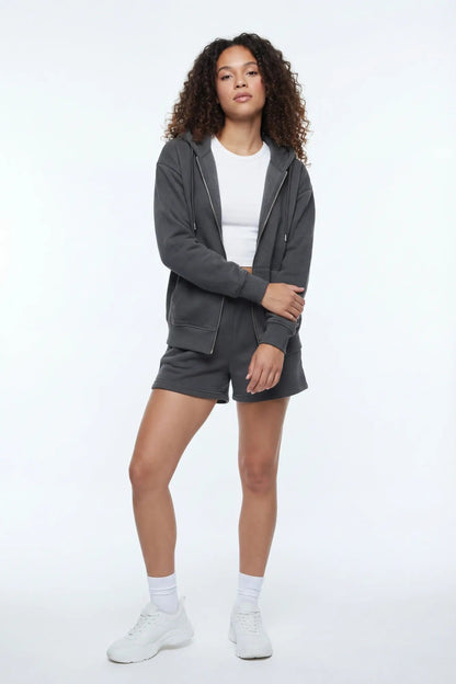 Fleece Zip-Up Hoodie