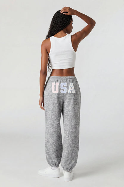 Fleece Graphic Jogger