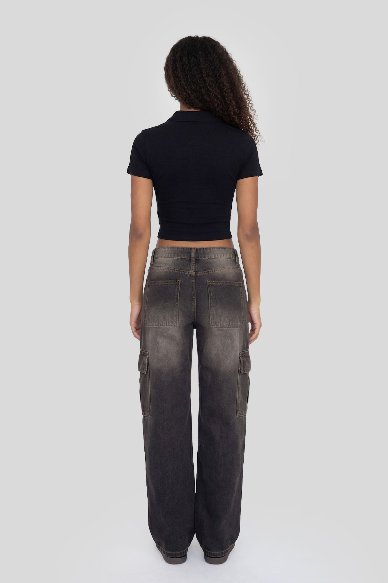 Cropped Polo Shirt