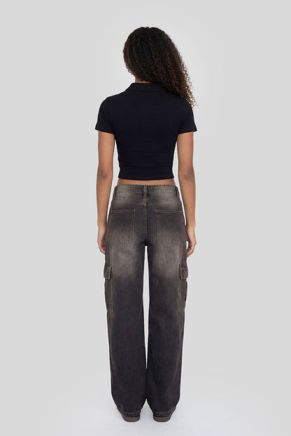 Cropped Polo Shirt