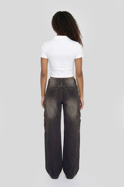 Cropped Polo Shirt
