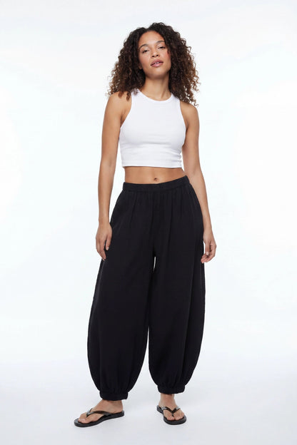 Gauze Balloon Pant