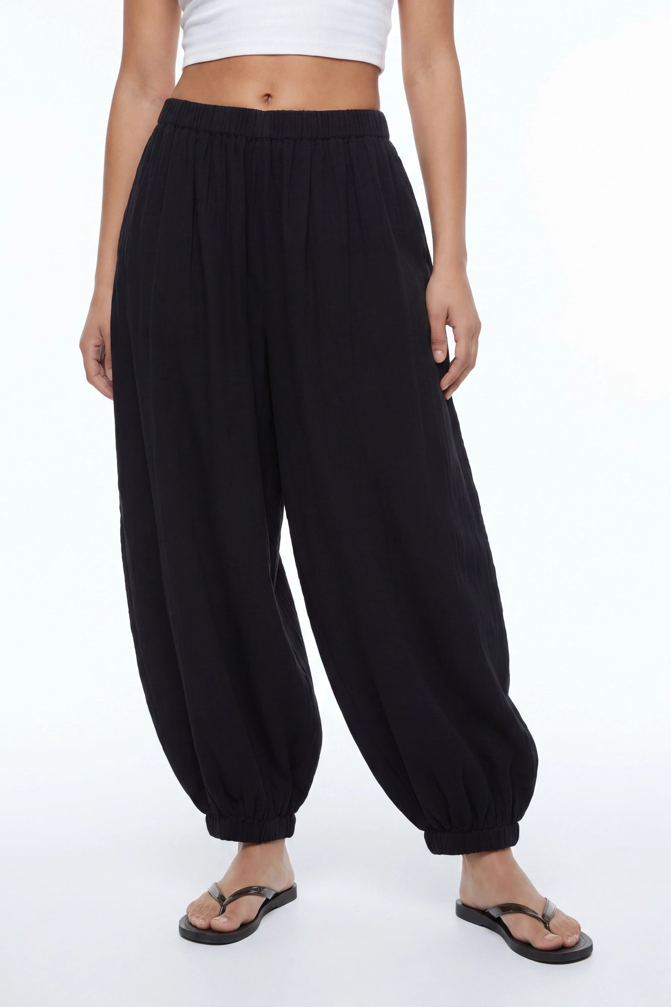 Gauze Balloon Pant