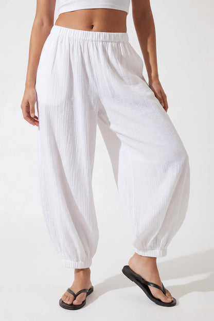 Gauze Balloon Pant
