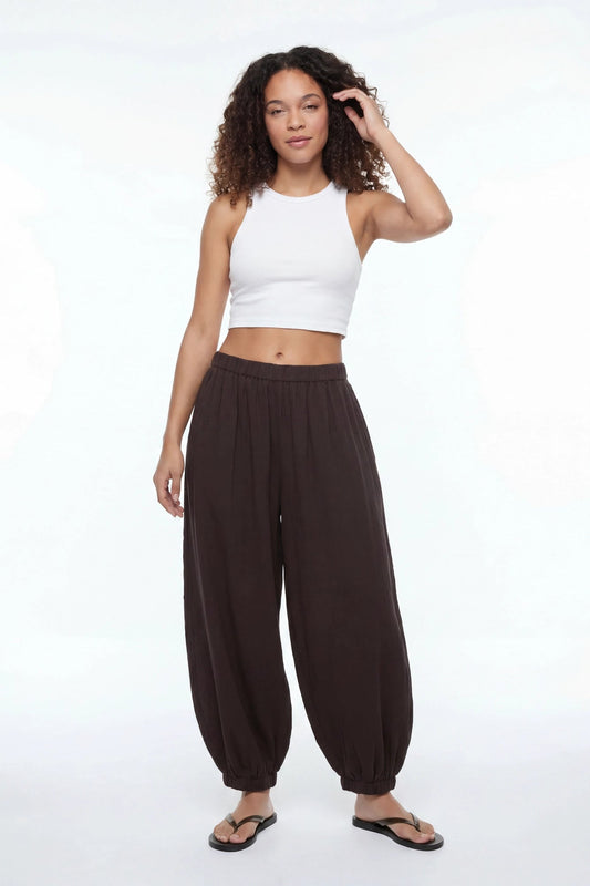 Gauze Balloon Pant