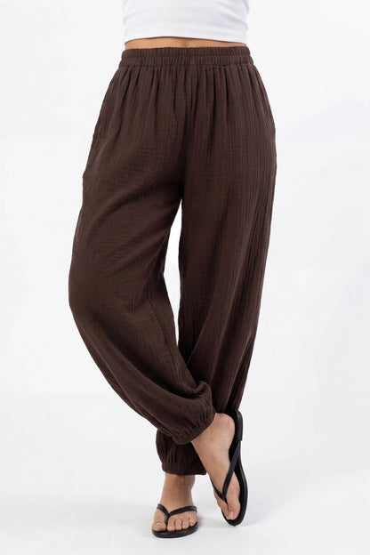 Gauze Balloon Pant