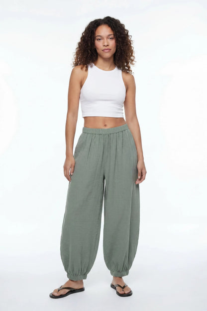 Gauze Balloon Pant