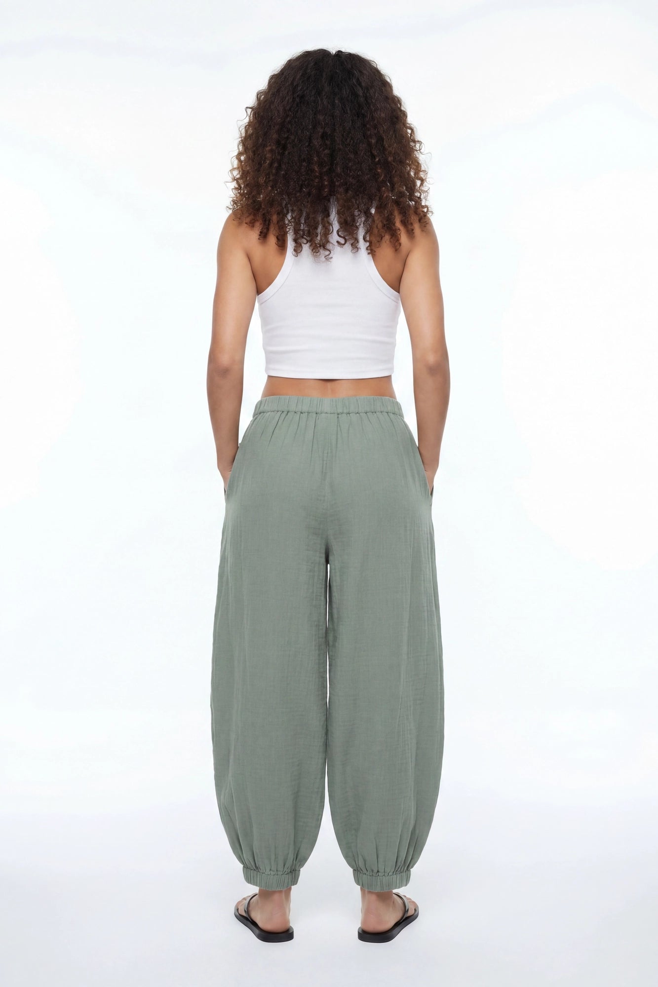 Gauze Balloon Pant