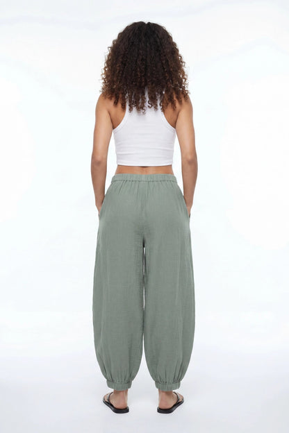 Gauze Balloon Pant