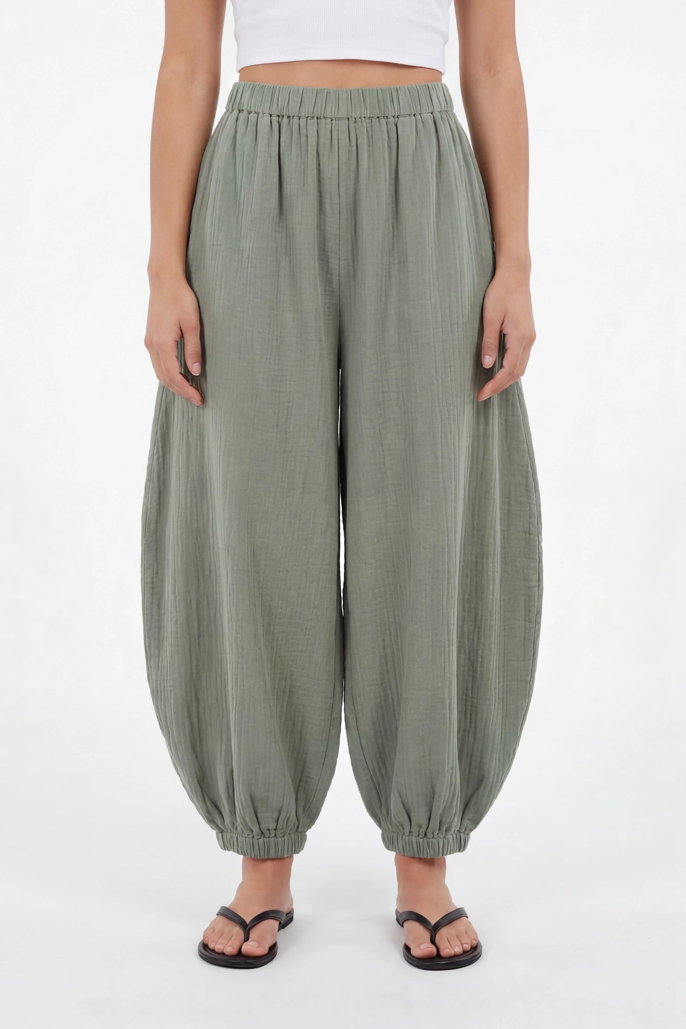 Gauze Balloon Pant