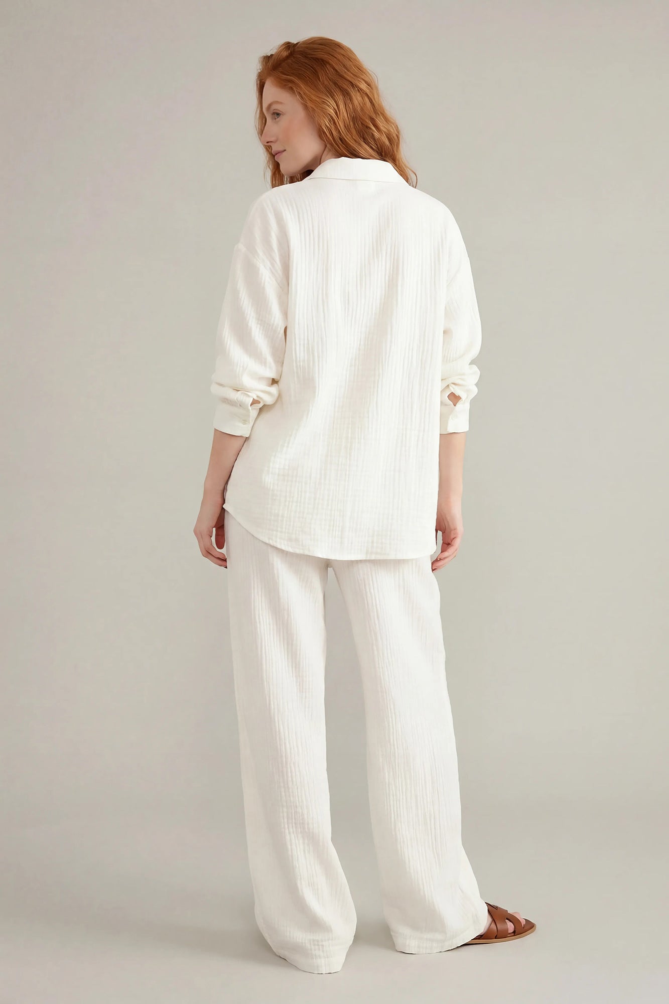 Textured Drawstring Pant