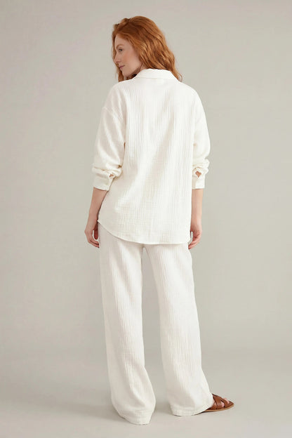 Textured Drawstring Pant