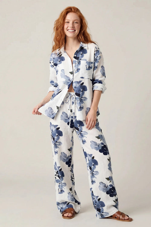 Textured Drawstring Pant