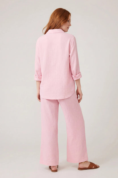 Textured Drawstring Pant
