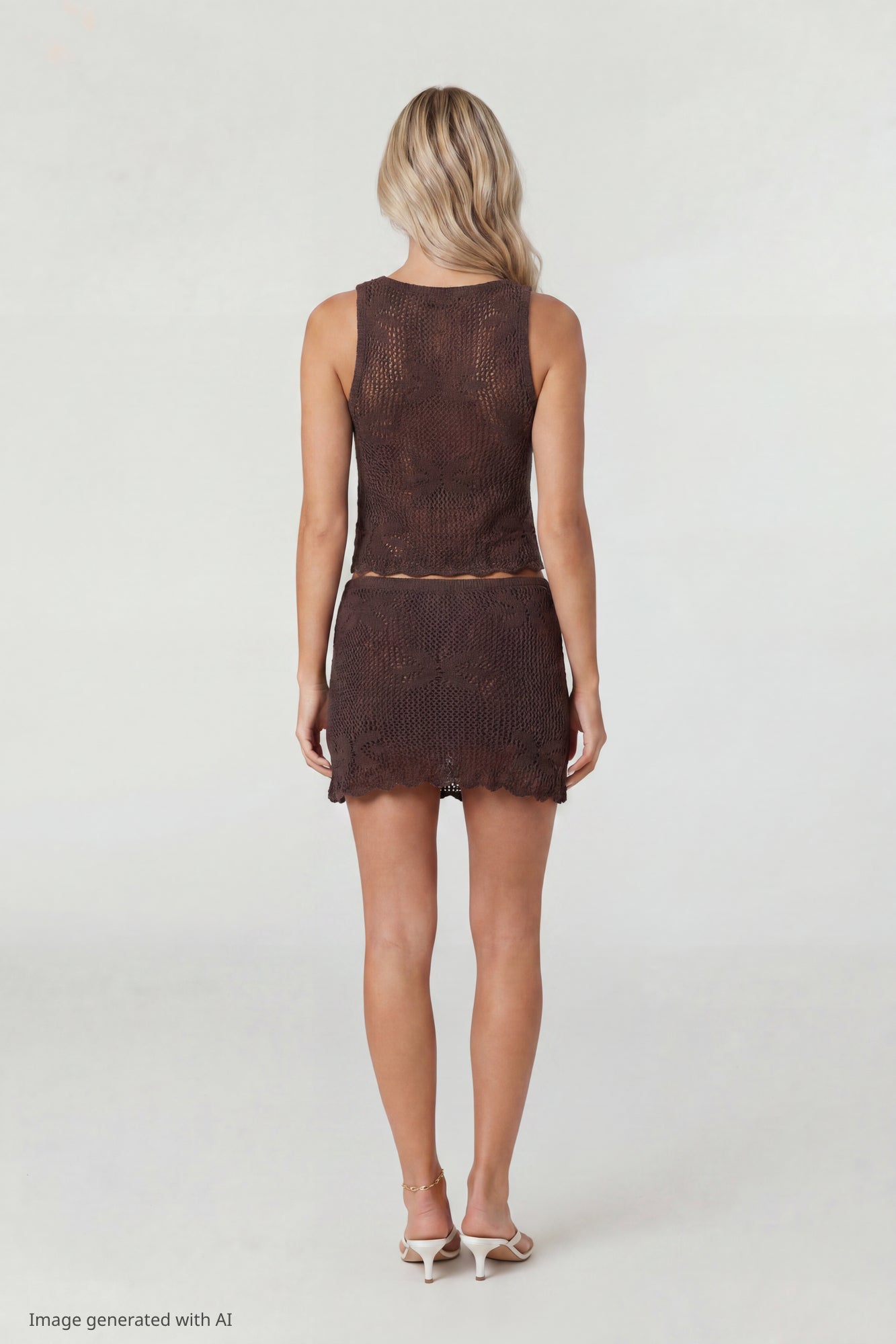 Crochet Tank & Skirt Set
