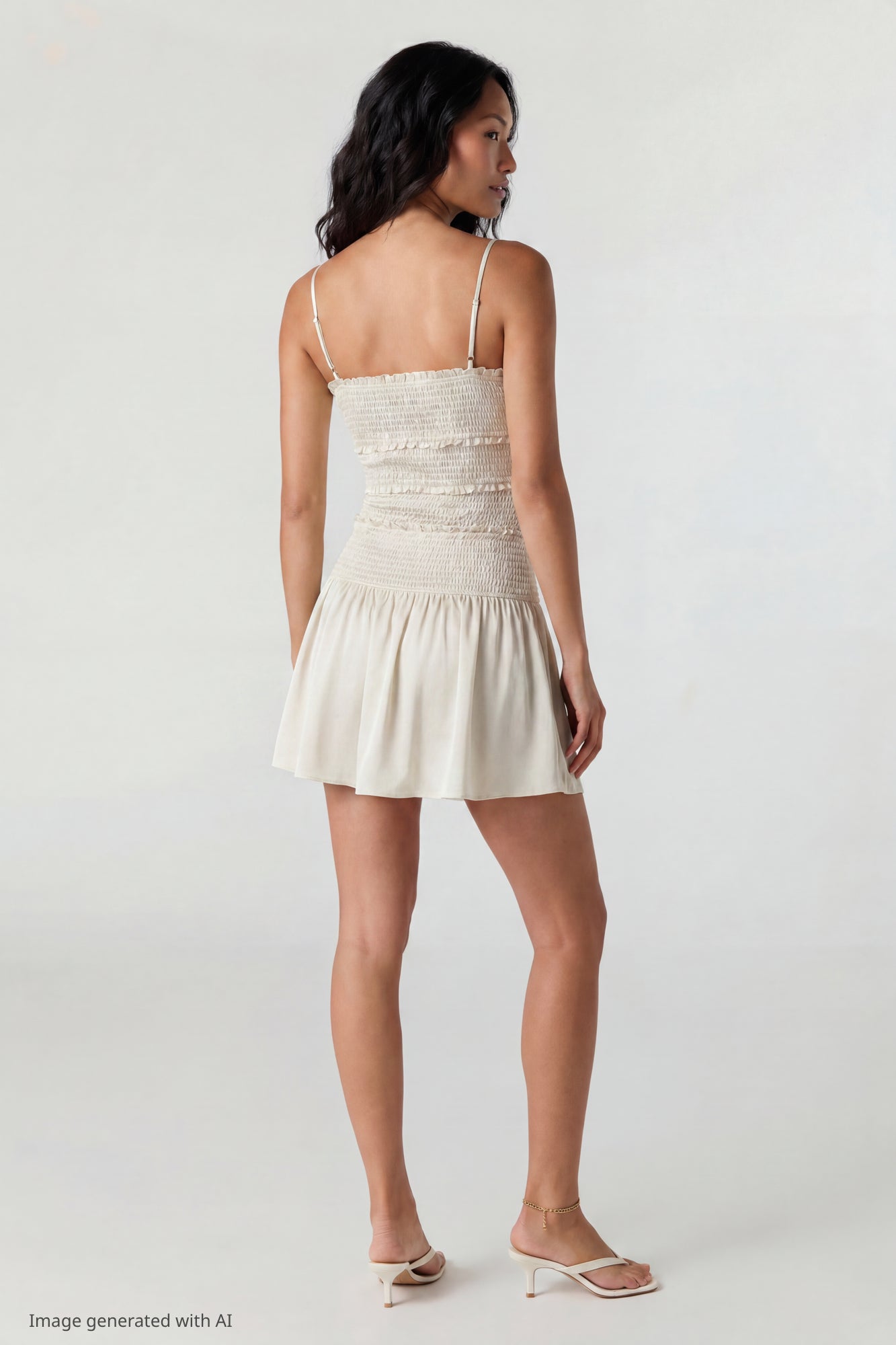 Smocked Mini Dress