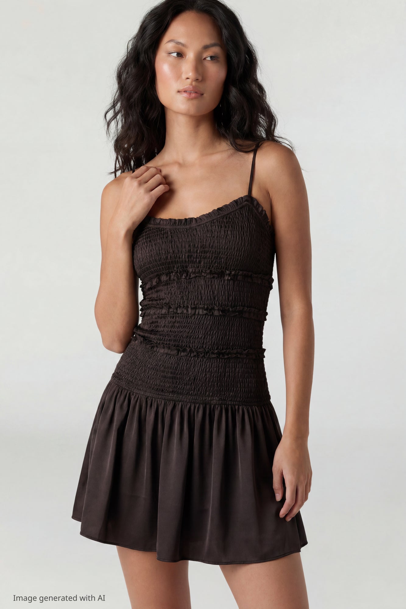 Smocked Mini Dress