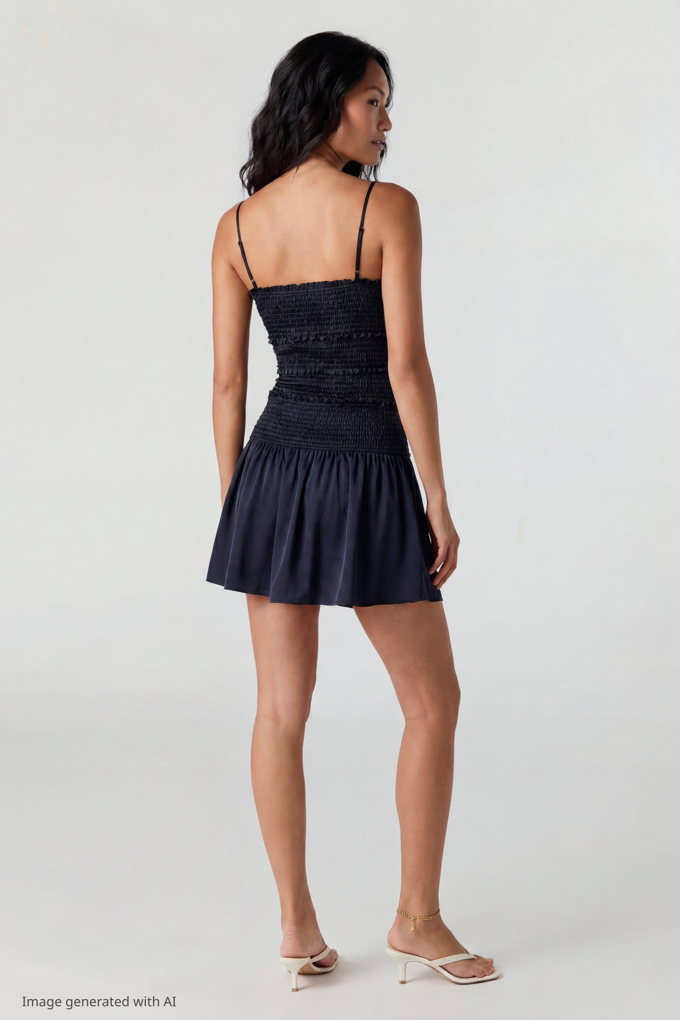 Smocked Mini Dress