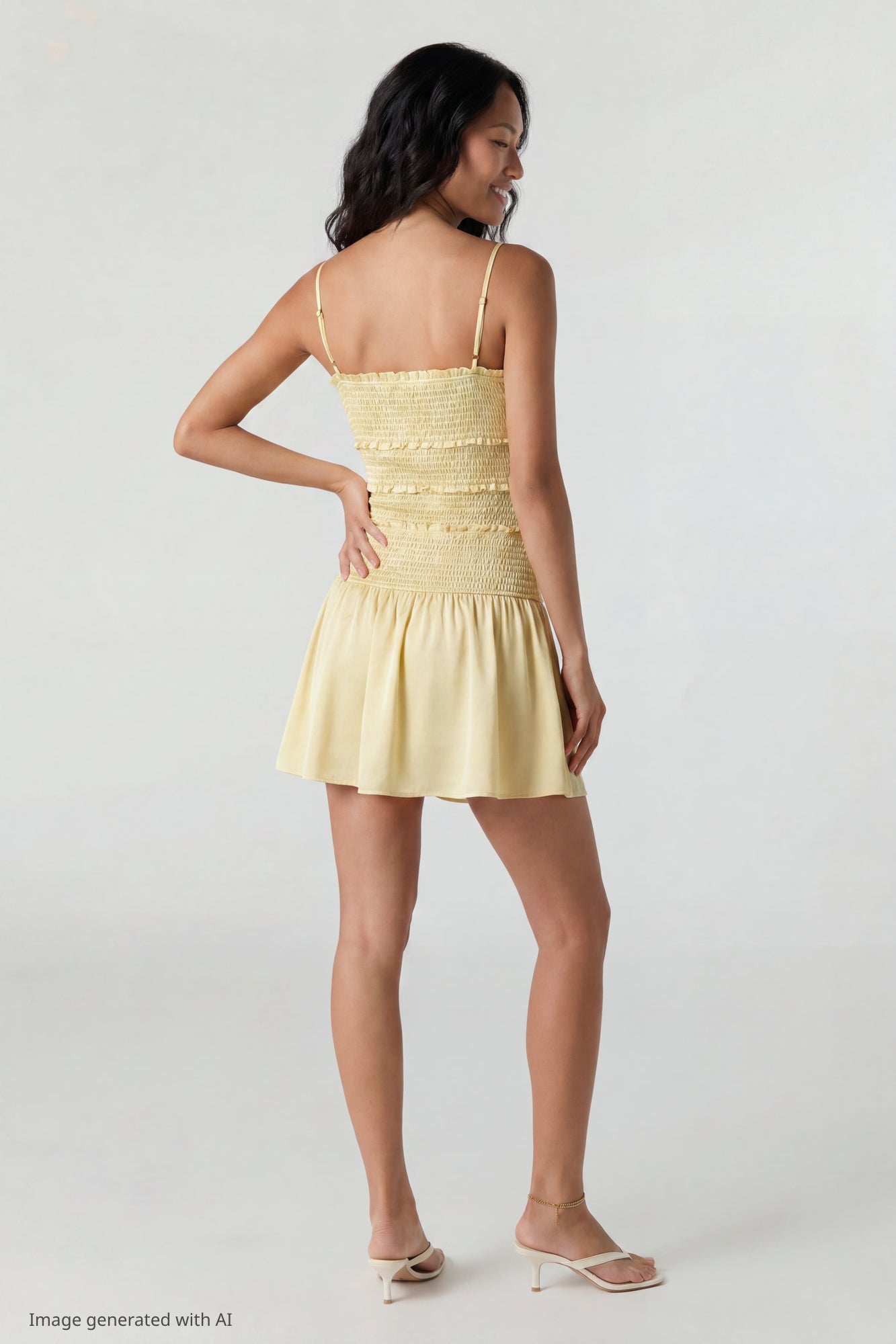 Smocked Mini Dress