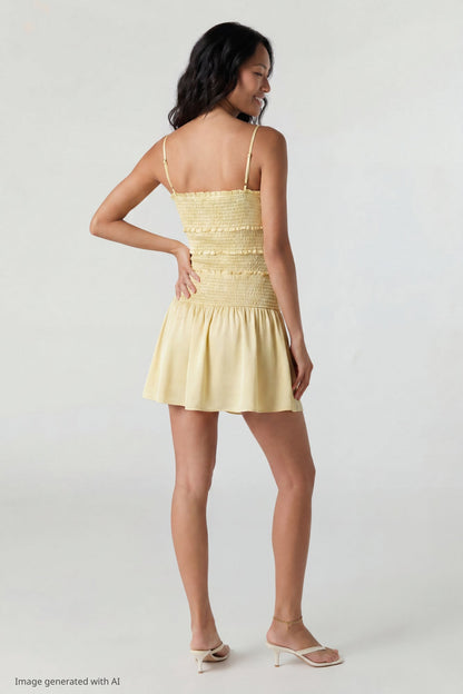 Smocked Mini Dress