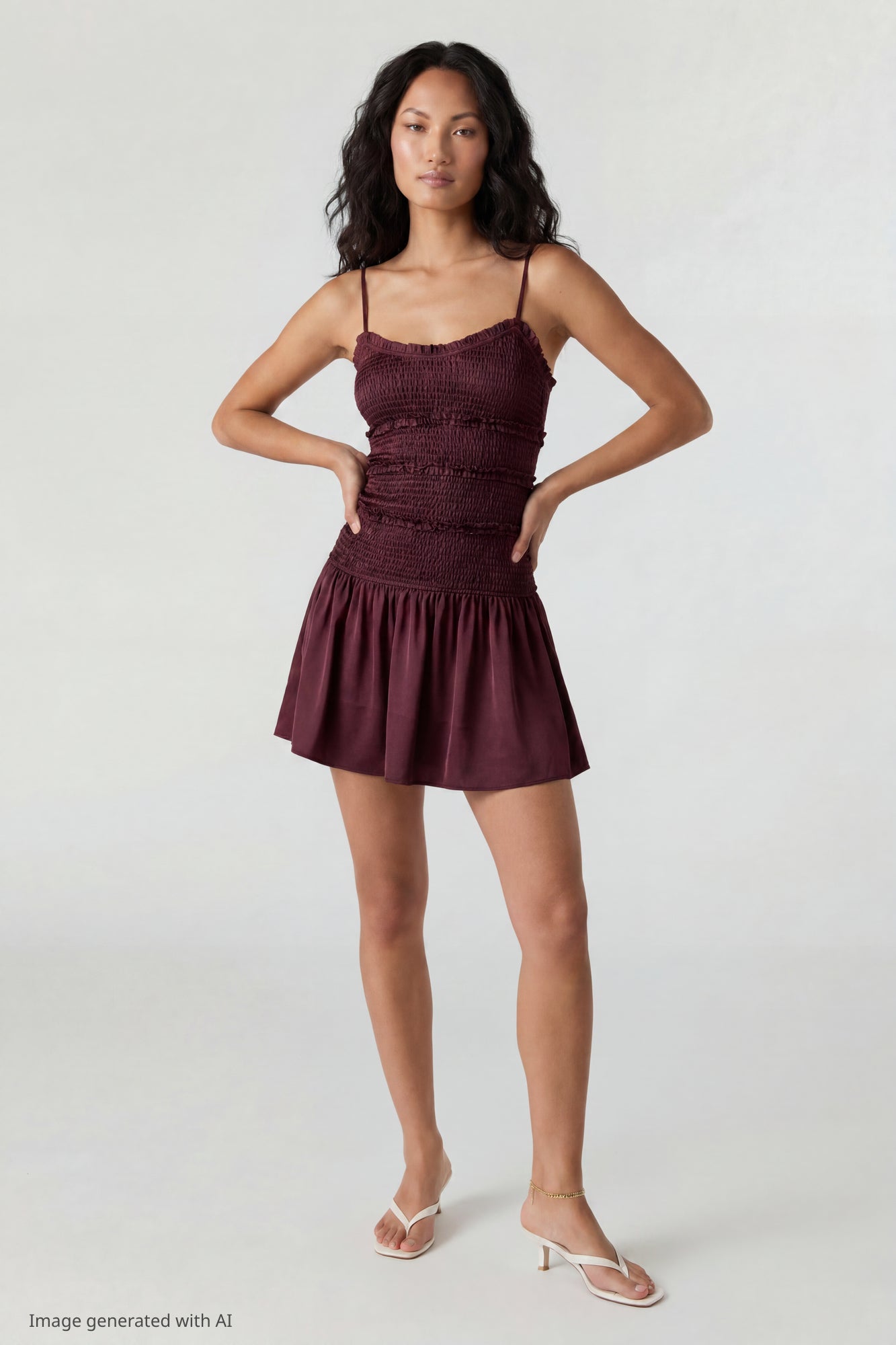 Smocked Mini Dress
