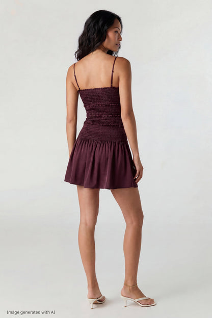 Smocked Mini Dress