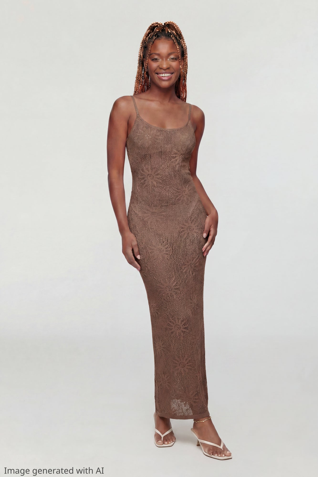 Crochet Sun Maxi Dress