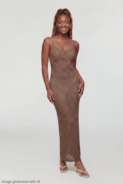 Crochet Sun Maxi Dress
