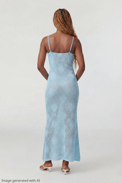 Crochet Sun Maxi Dress