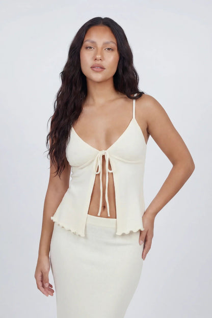 Knit Flyaway Tank & Maxi Skirt Set