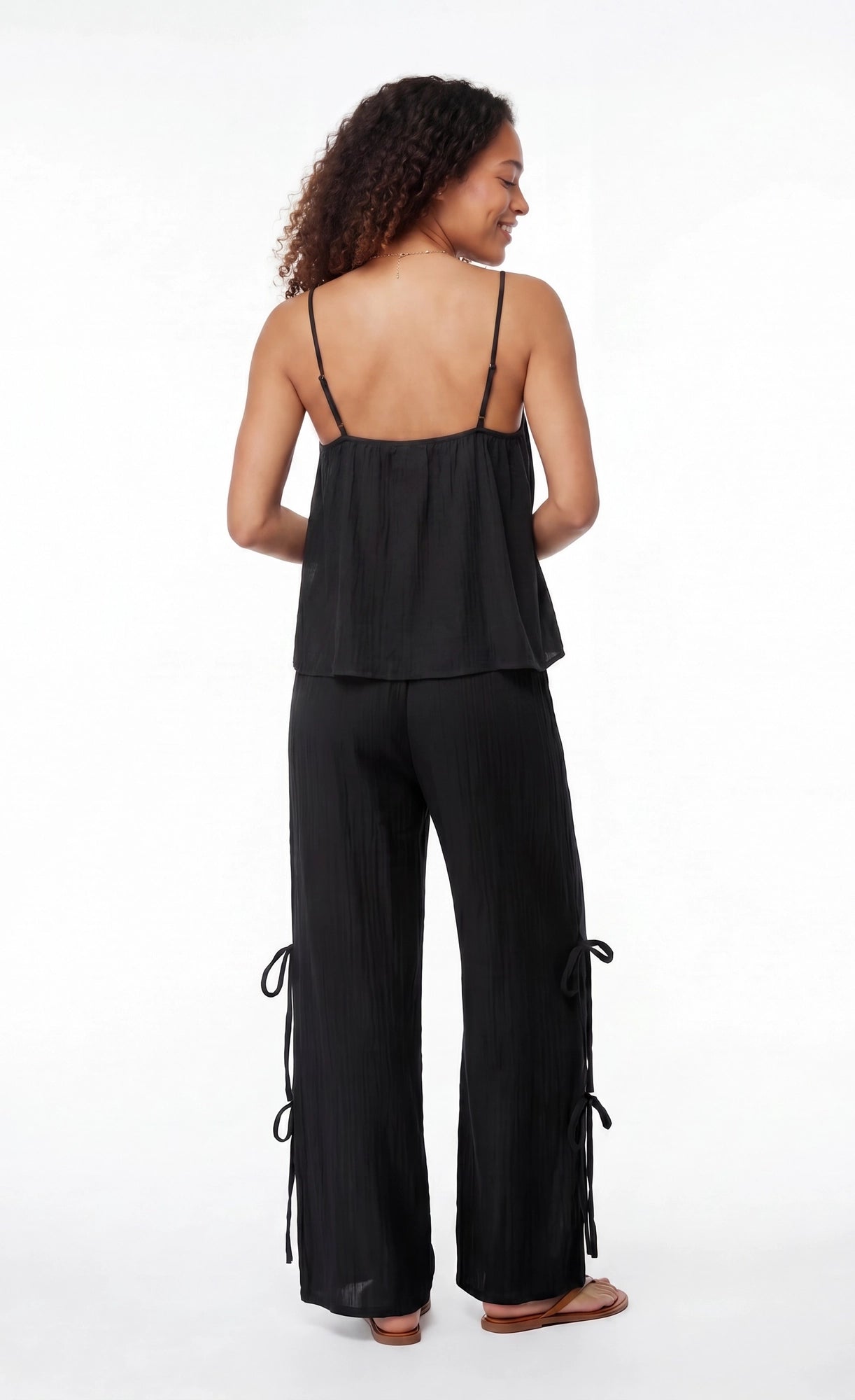 Gauze Tank & Pant with Bow Set