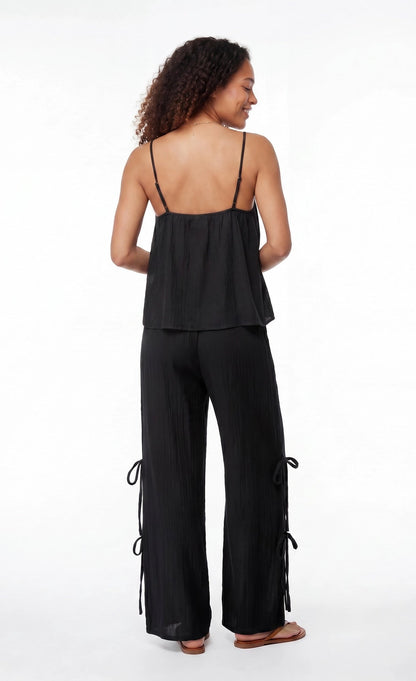 Gauze Tank & Pant with Bow Set