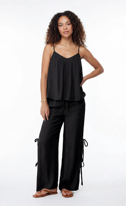 Gauze Tank & Pant with Bow Set