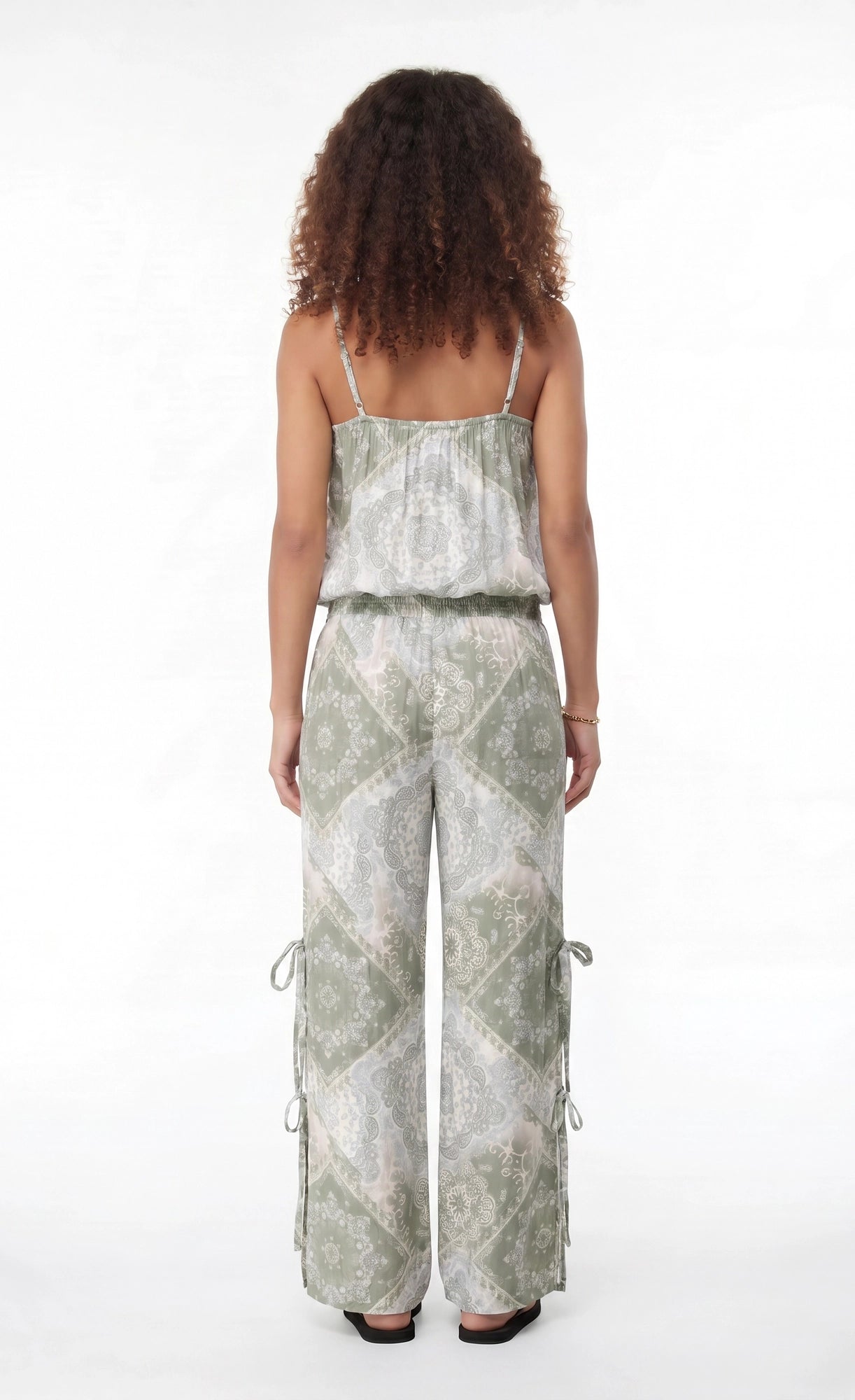 Gauze Tank & Pant with Bow Set