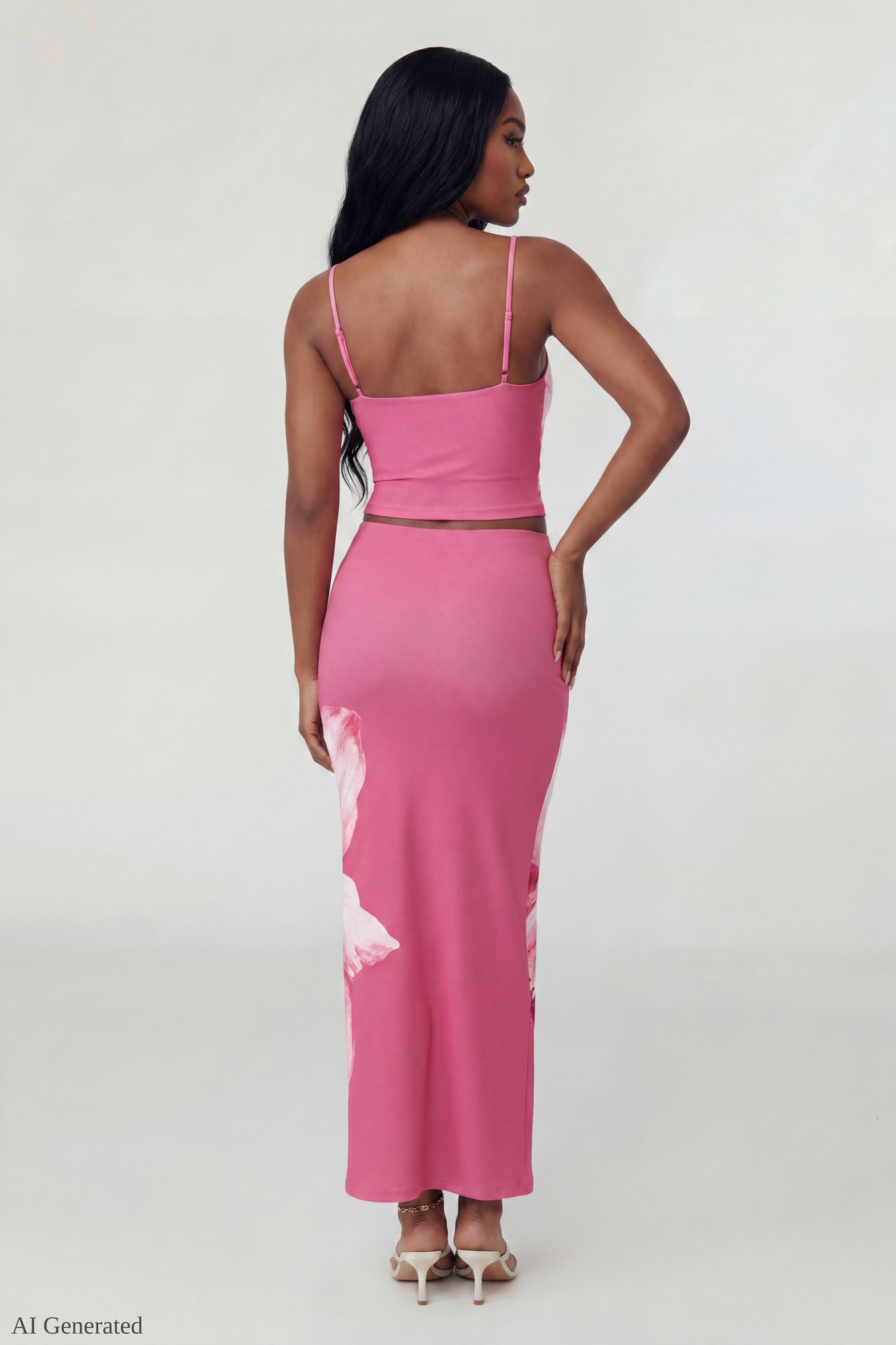 Floral Tank & Maxi Skirt Set