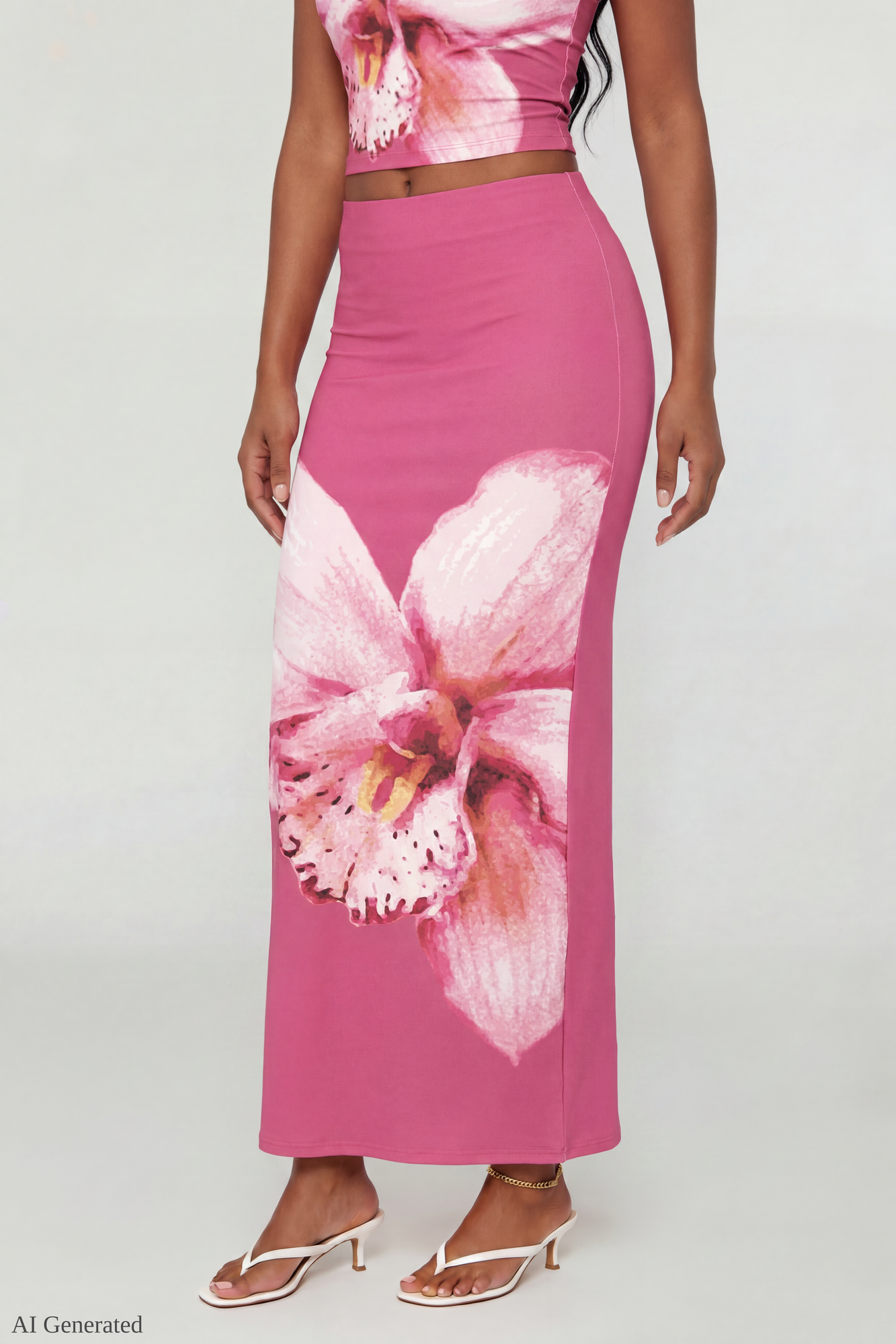 Floral Tank & Maxi Skirt Set