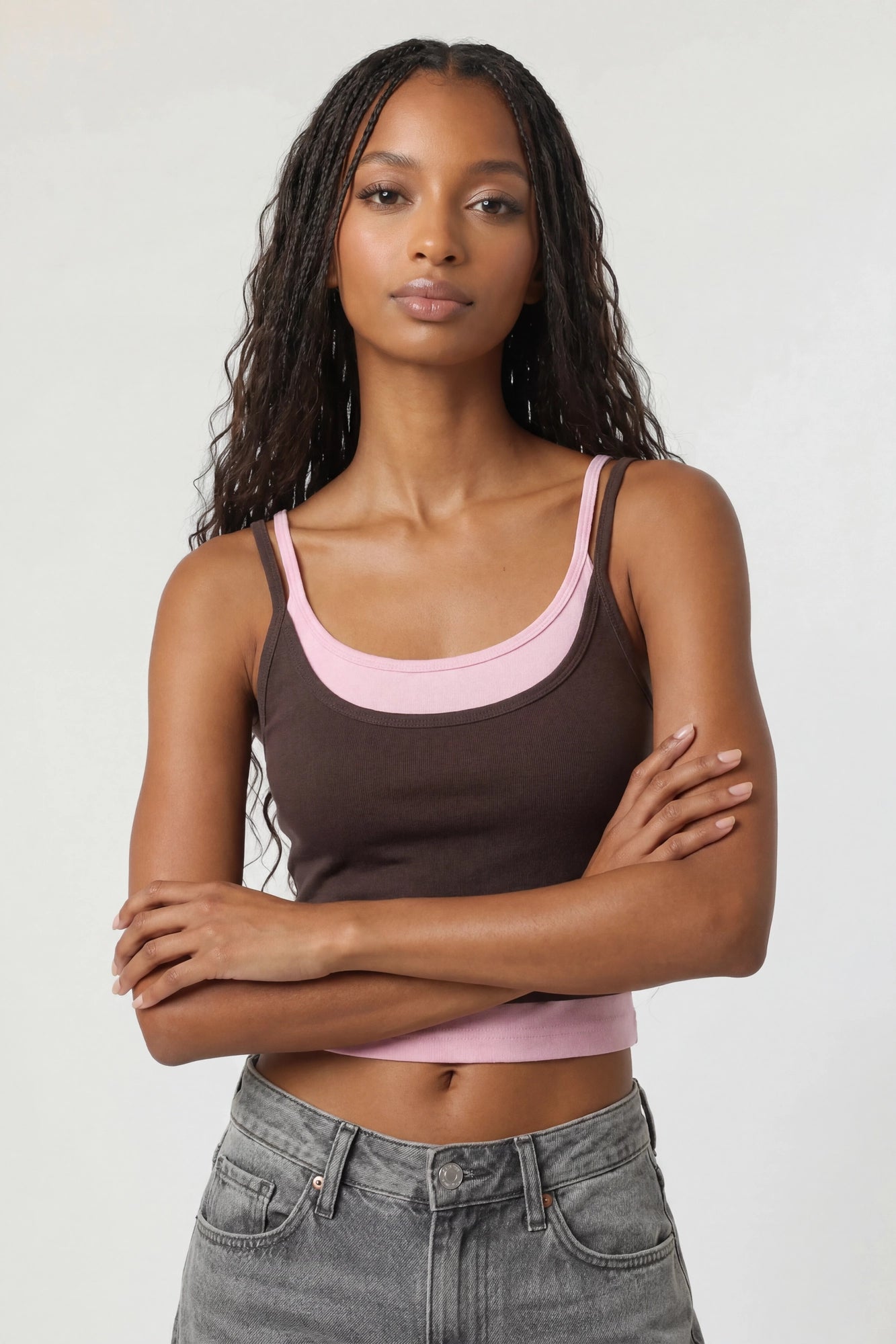 Soft Ribbed Layered Tank