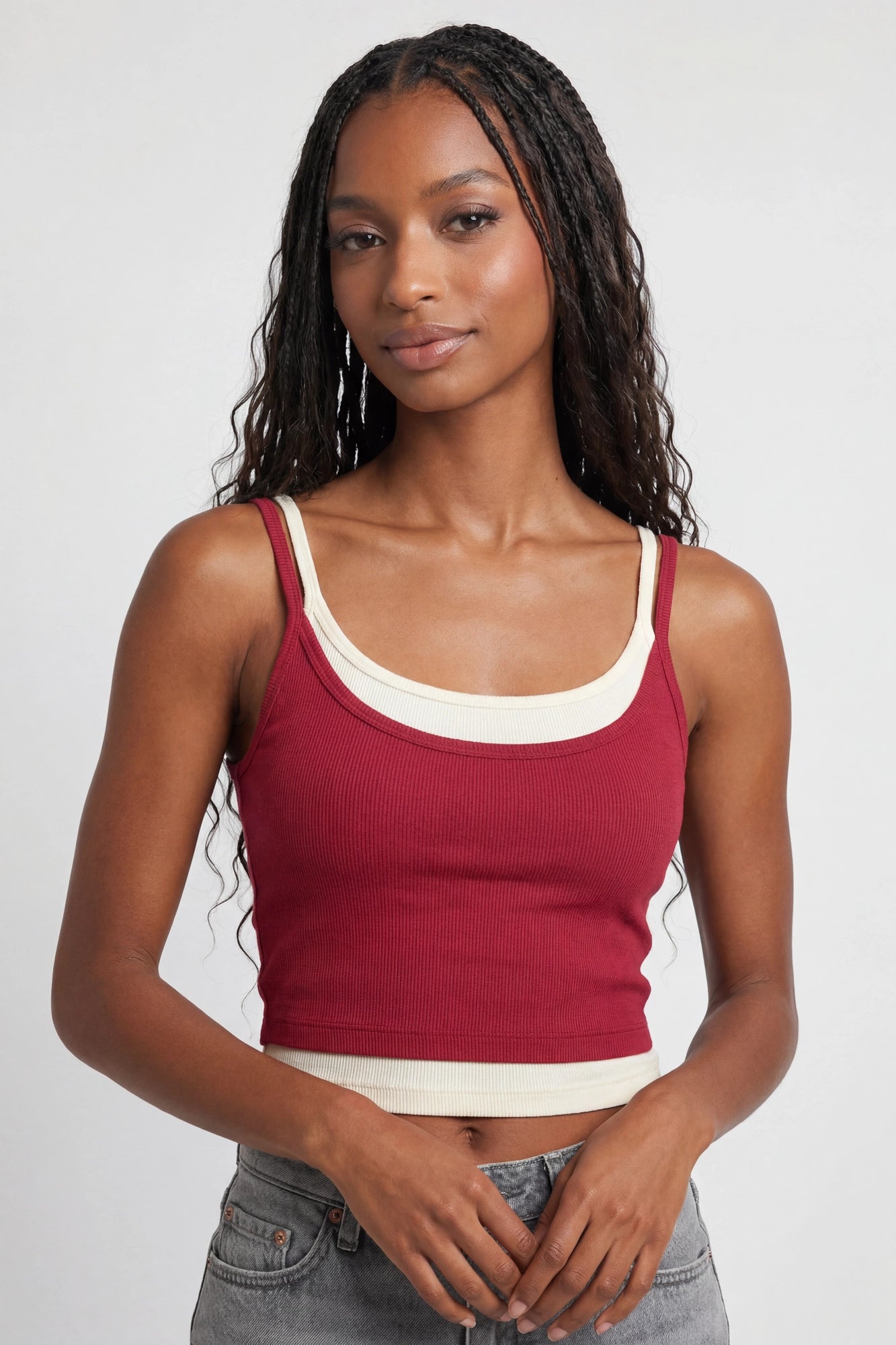 Soft Ribbed Layered Tank