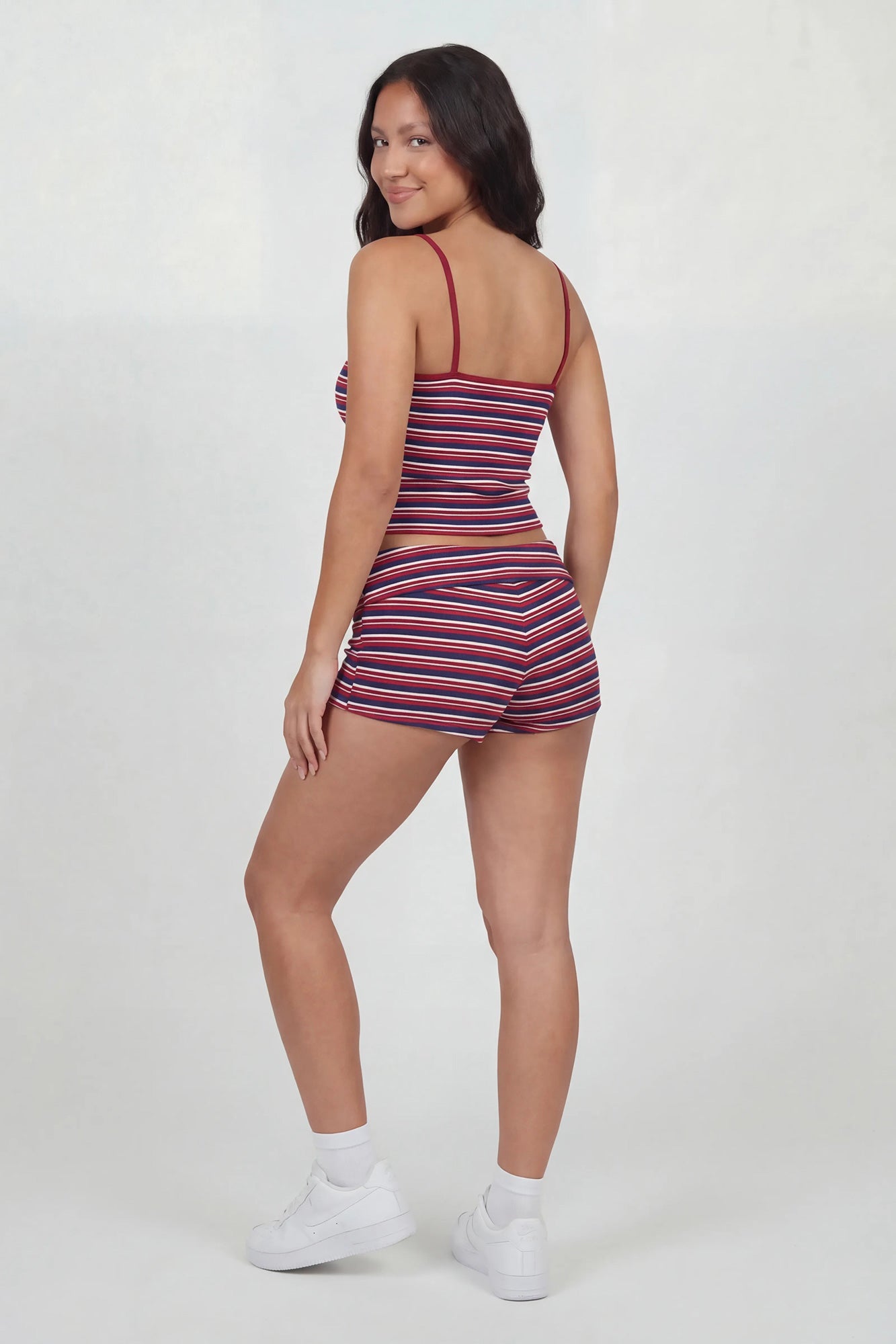 Striped V-Neck Tank
