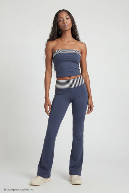 Foldover Tube Top