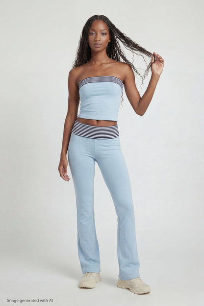 Foldover Tube Top